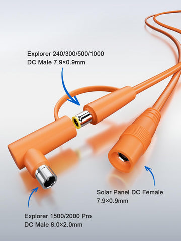 UCANUUP compatible with Jackery Explorer series for flexible solar setup