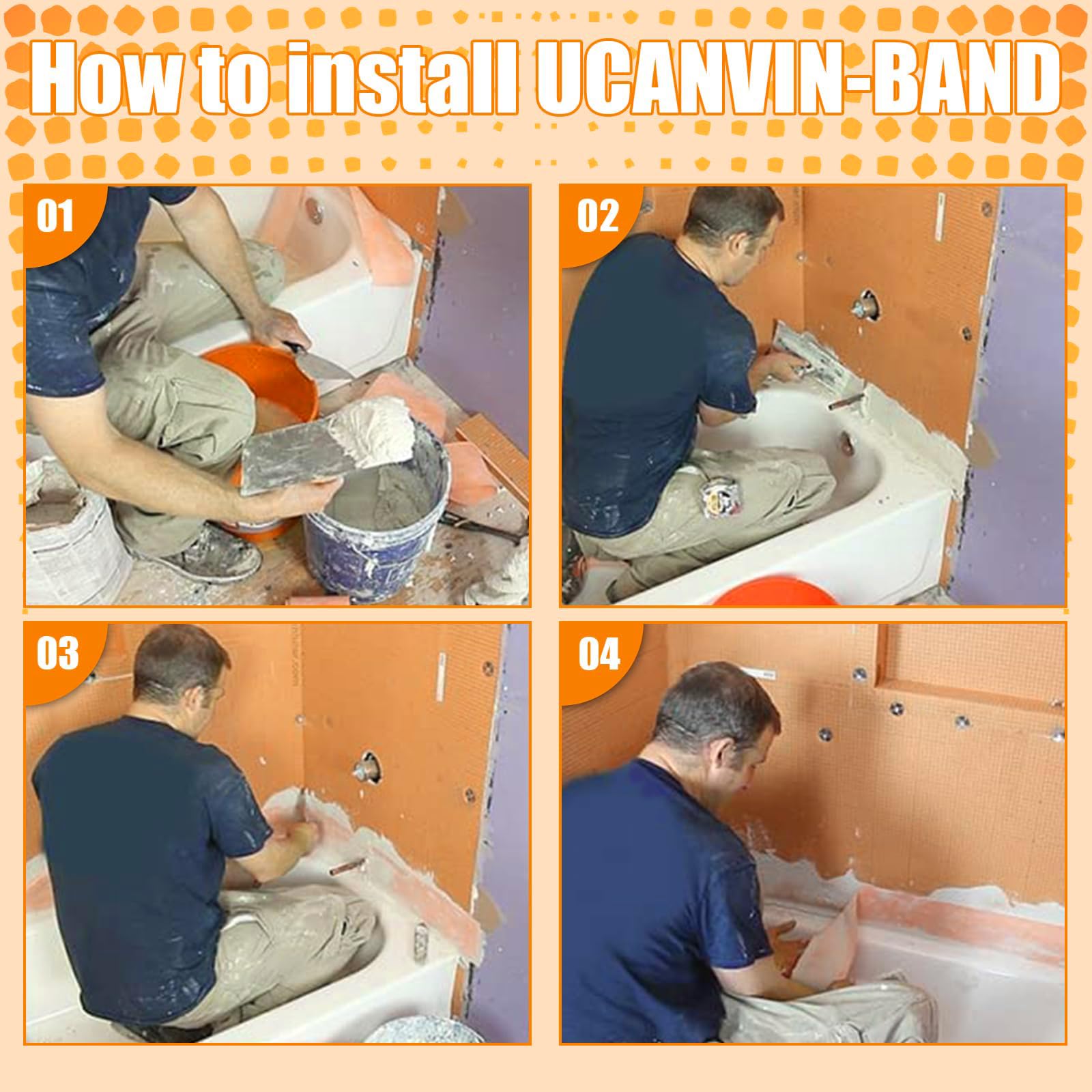 UCANVIN polyethylene fabric detail highlights flexibility for conforming substrates.