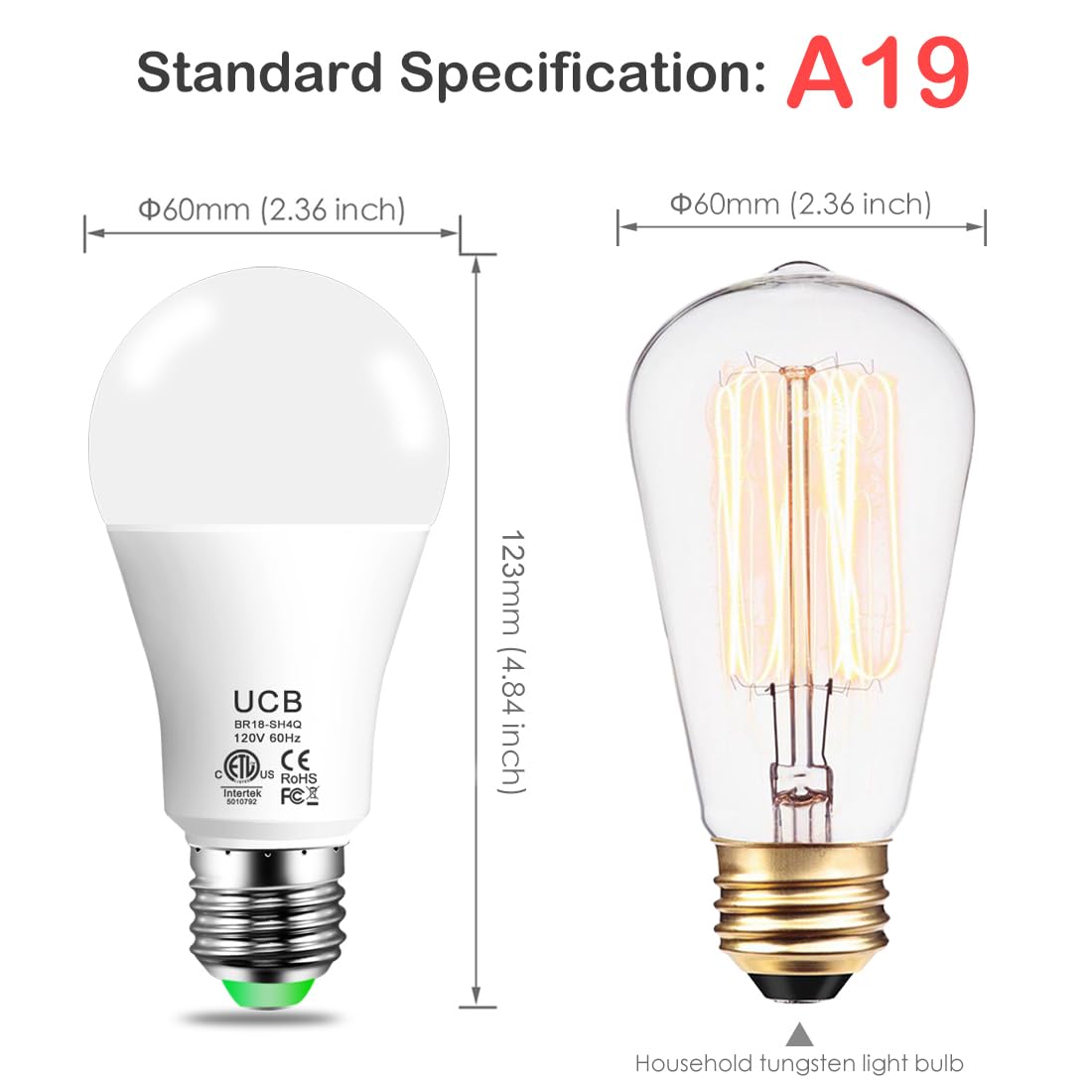 Includes 2-year warranty and 90-day refund guarantee for UCB bulbs.