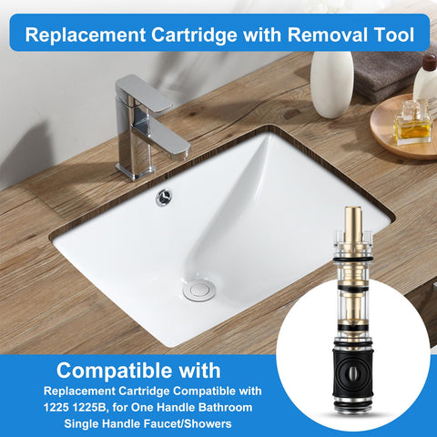 UCDETD replacement cartridge set compatible with Moen 1225/1225B for versatile use