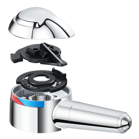 UCDEDT 10424 chrome lever handle for Delta 1700 series with smooth temperature control.
