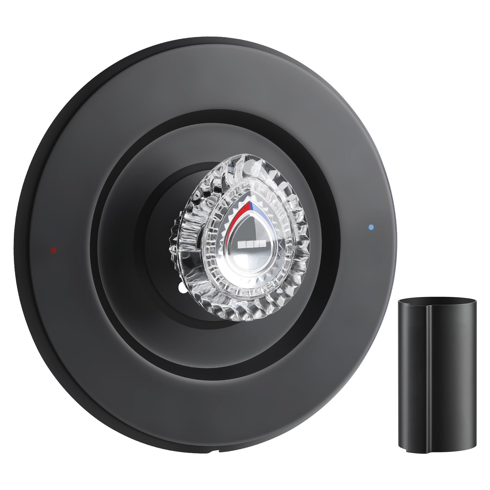UCDETD matte black shower trim kit with durable finish for Moen showers.