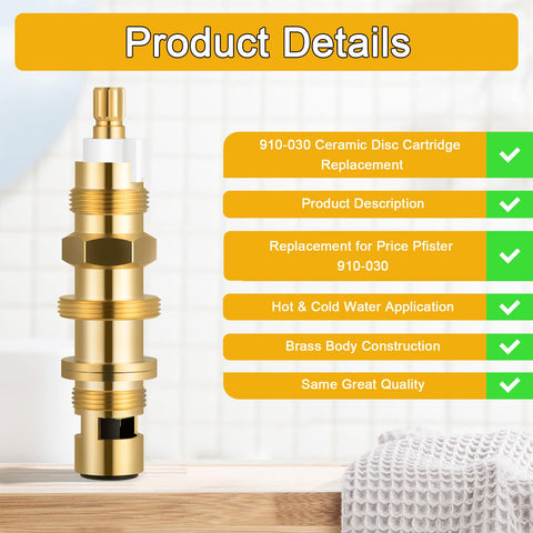 UCDETD 910-030 leak prevention cartridge supports efficient water use