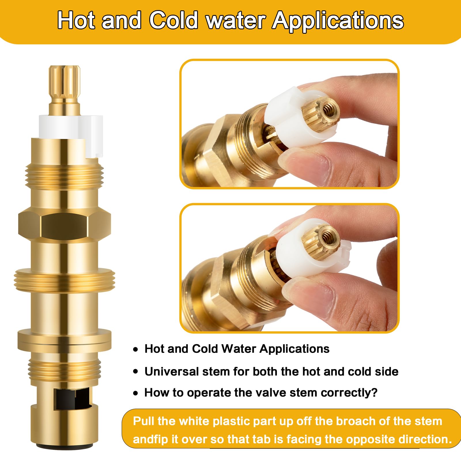 UCDETD 910-030 replacement cartridge for tub and shower faucet convenience