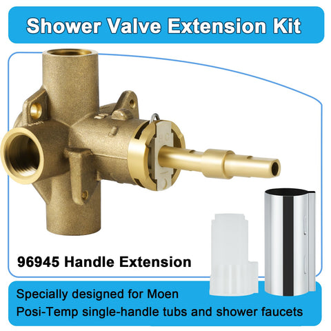 UCDETD 96945 extension kit in action for tub/shower upgrades