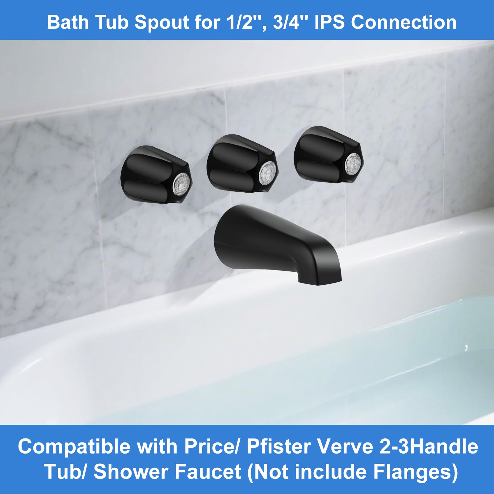 UCDEDT diverter knob matte black for smooth water flow switching