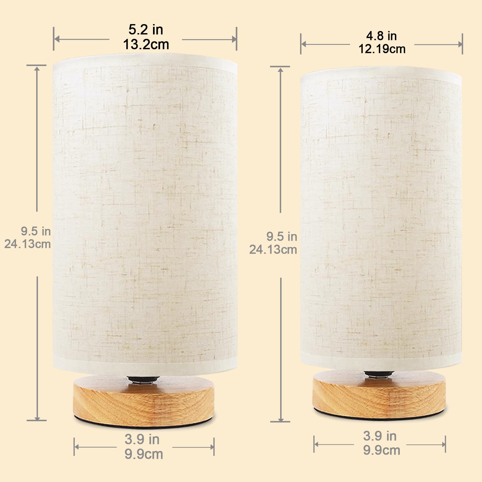 UCHENTON boho nightstand lamp creates cozy ambiance in bedrooms.