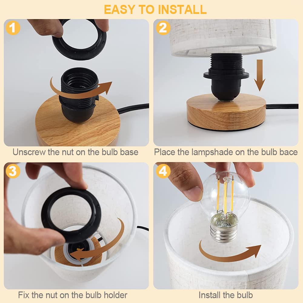 UCHENTON dorm desk lamp saves space with compact design.