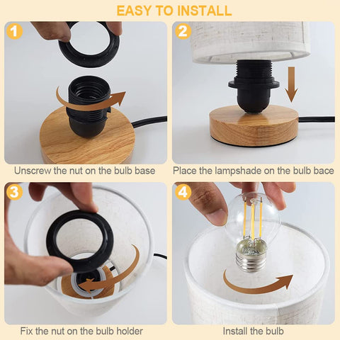 UCHENTON dorm desk lamp saves space with compact design.