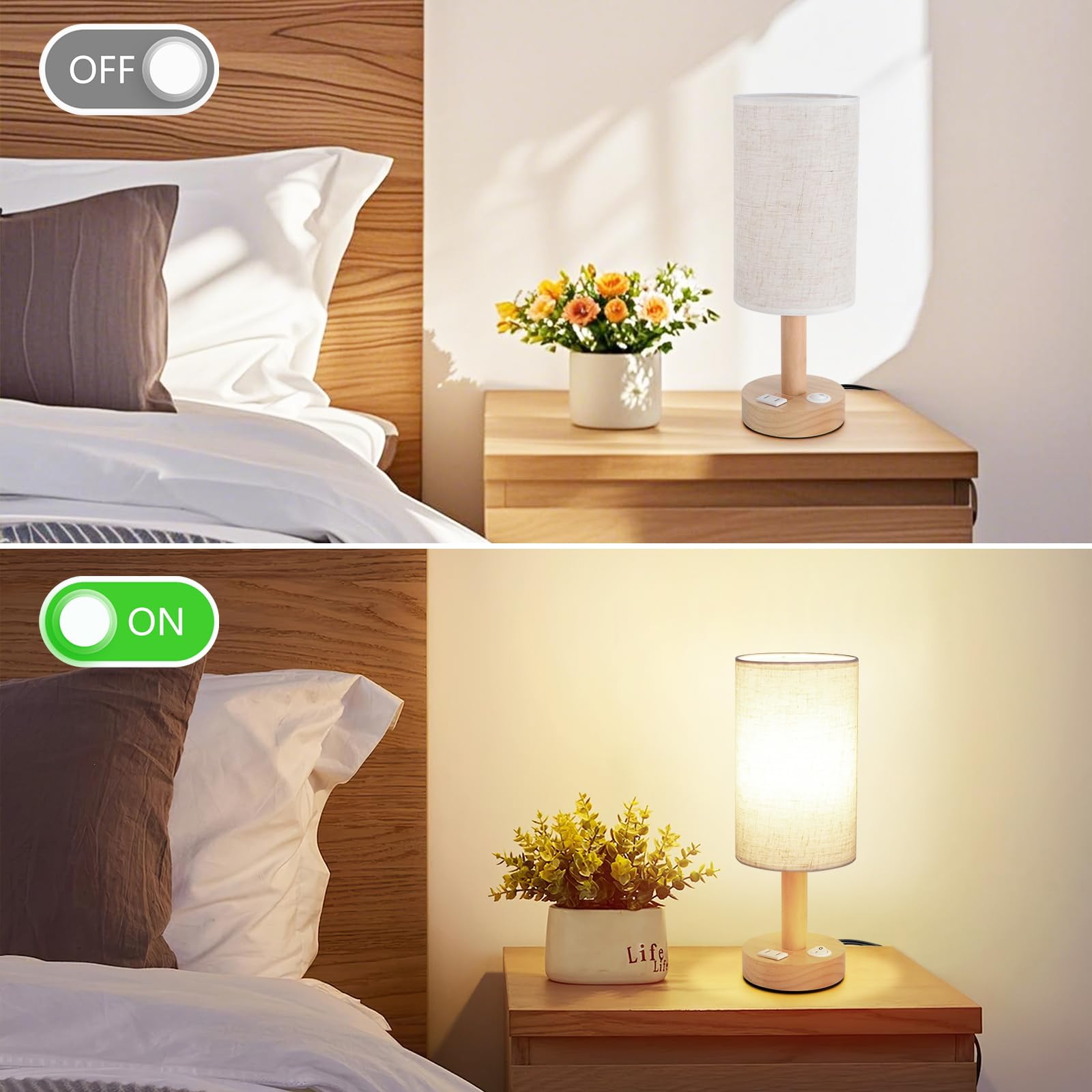 UCHENTON nursery friendly glow provides gentle night lighting