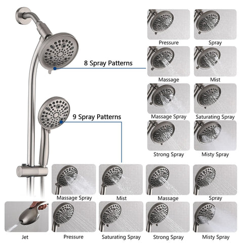 Anti-clog nozzles keep spray clear and easy to wipe clean