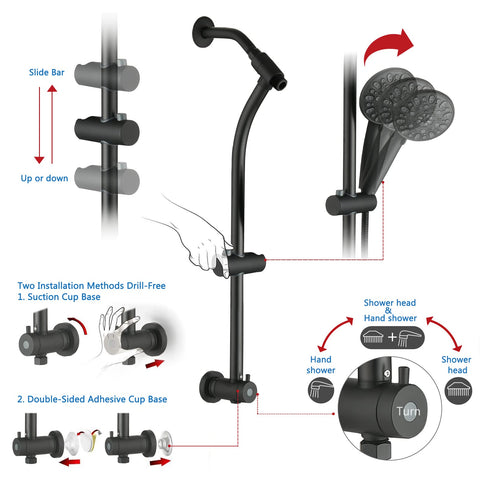 UCLIMAA drill-free 3-way diverter for easy water control