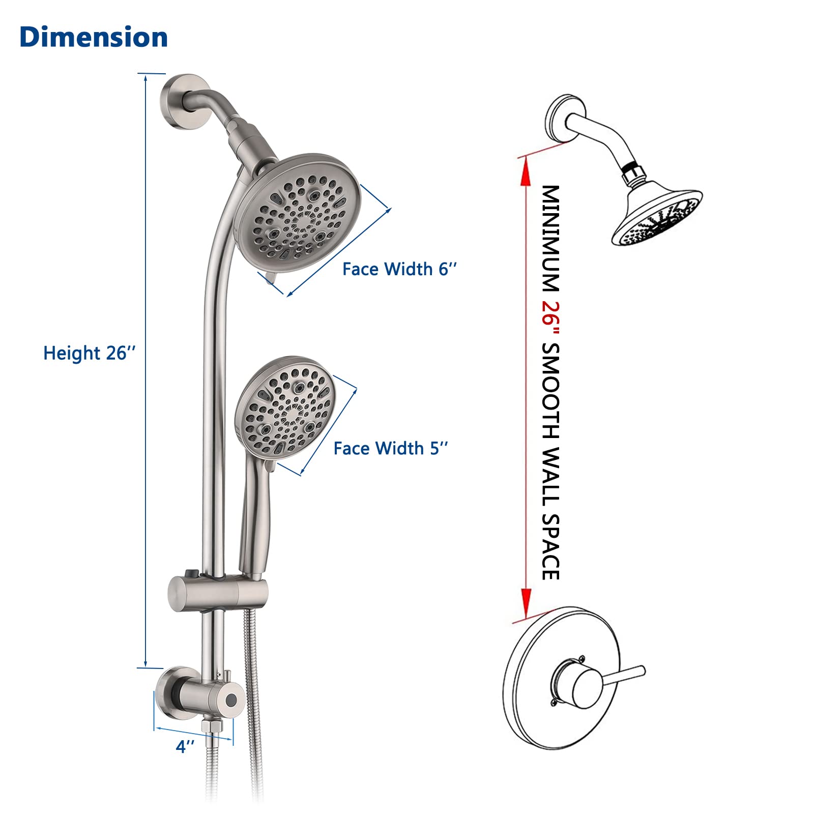 Easy tool-free installation saves time and avoids plumbing hassles