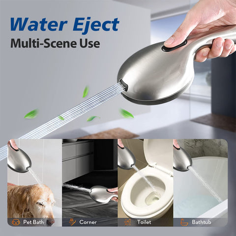High-pressure system delivers strong water flow for invigorating showers