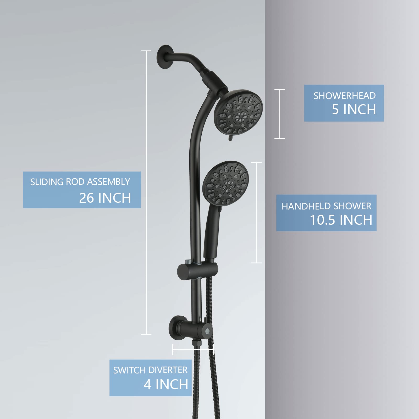 UCLIMAA dual-head shower for versatile routines