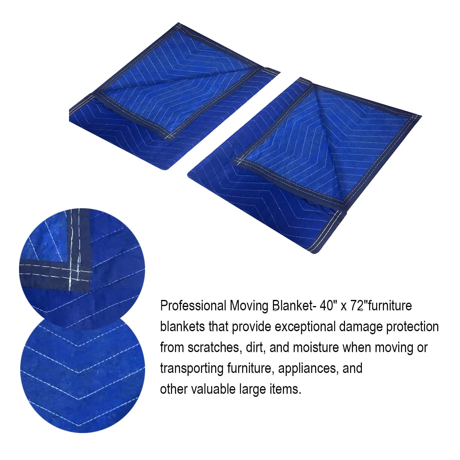 UDAREIT washable move blanket easy to clean after moving or storage.