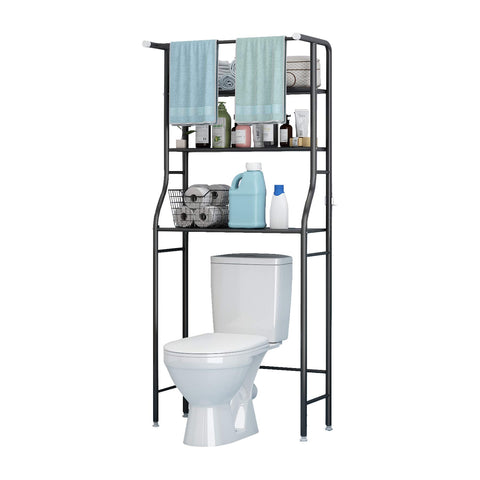 UDEAR 3-tier over-the-toilet rack installed to save space and organize essentials