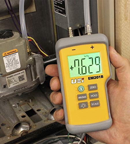 UEi EM201SPKIT close-up of dual input differential measurement for precise readings