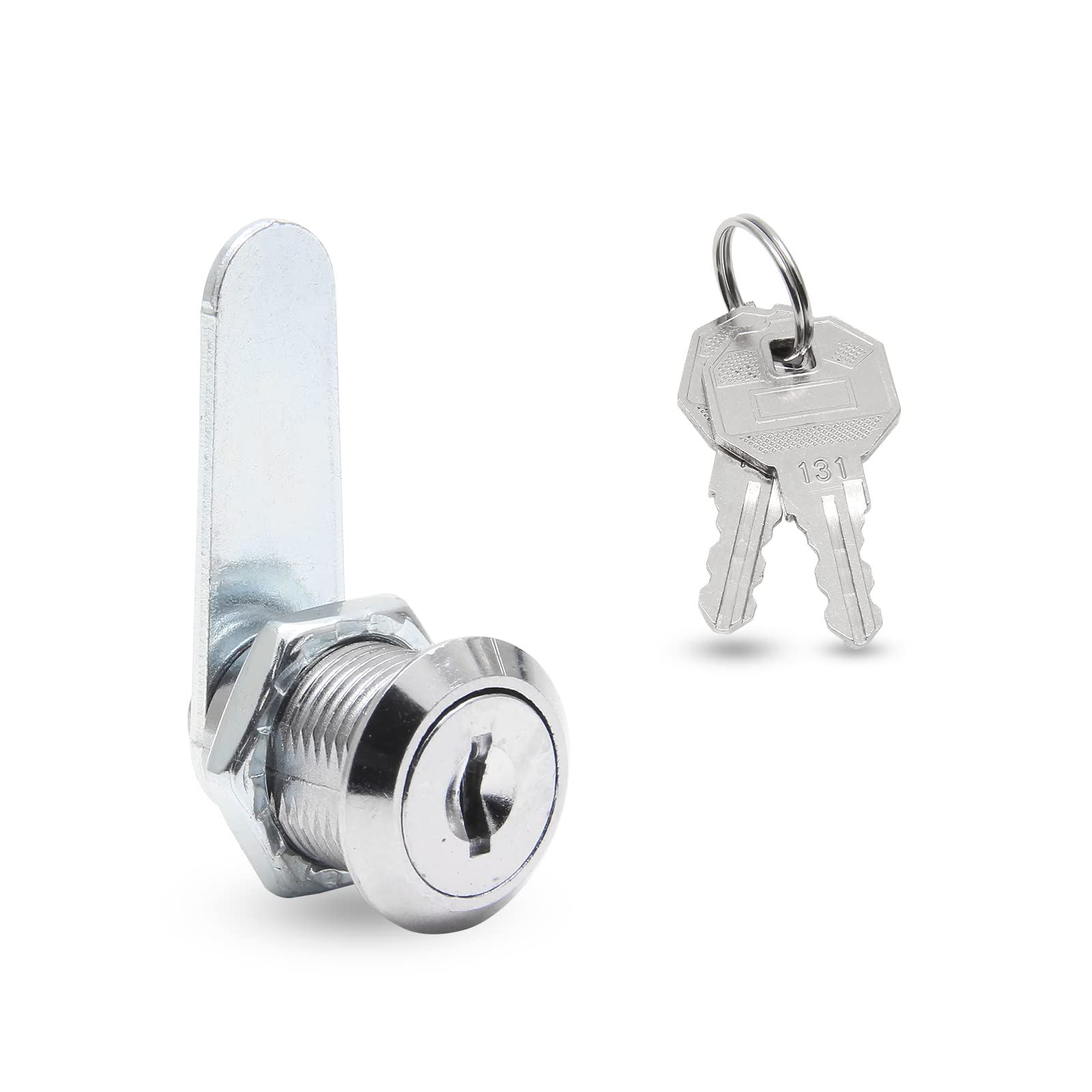 Uenhoy mailbox cam lock with chrome finish for outdoor durability