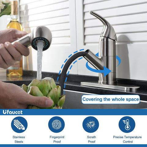Ufaucet stainless steel body offers durable, hygienic performance in everyday use