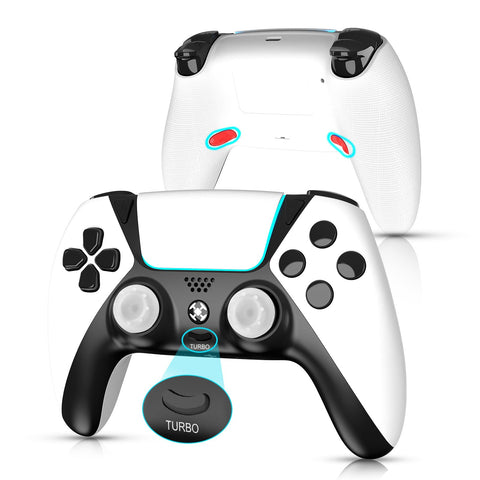 UGAME Ymir front view highlights ergonomic grip for extended play sessions.