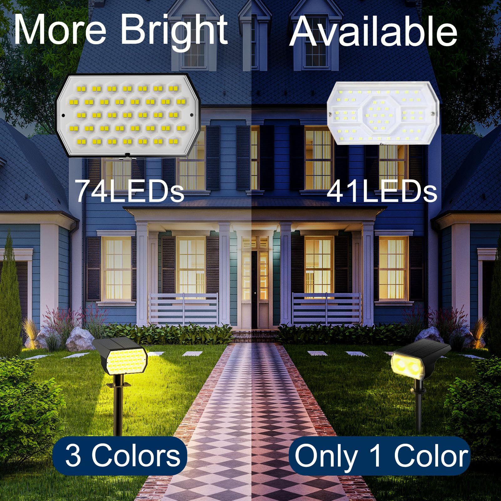 Ugecl solar panel delivers efficient charging for longer nighttime runs.