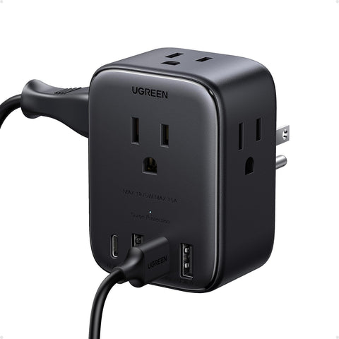 UGREEN USB-C port enables quick charge for devices on the go.