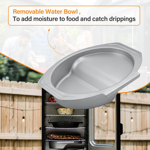 UHEGDRR Masterbuilt-30in water bowl, durable and long-lasting.