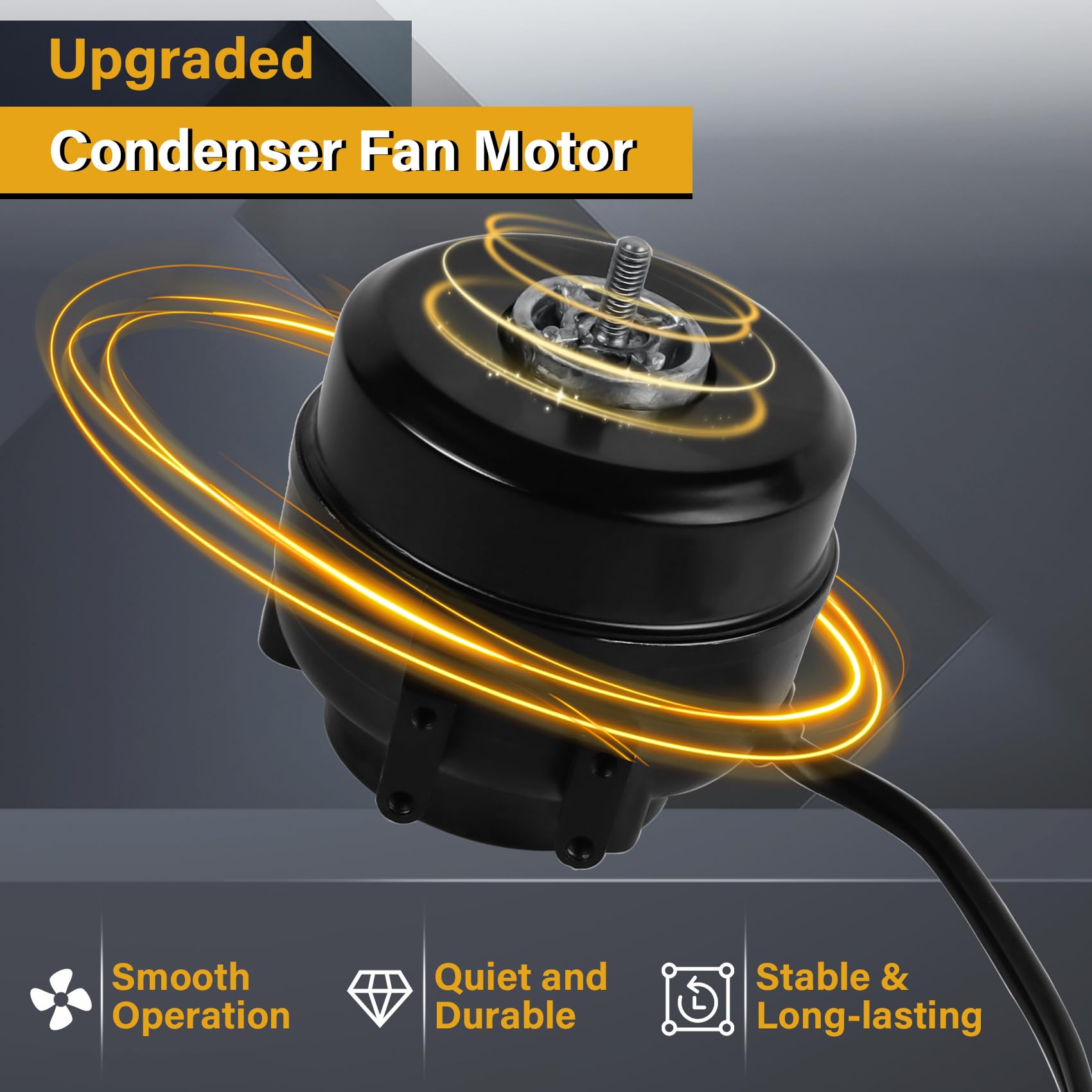 UHEGDRR SP-B9HS16 motor in application demonstrating steady airflow in cooling unit.