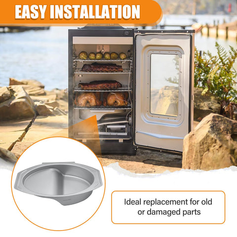 UHEGDRR water bowl allows straightforward smoker upkeep.