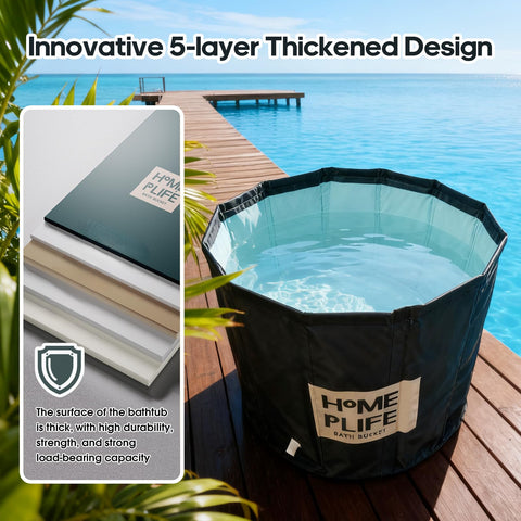 UINERAGI integrated side drain for quick cleanup after sessions.