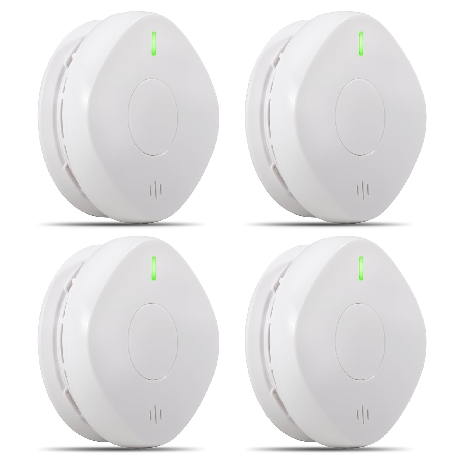 Uingarm 2-in-1 smoke and CO detector with 10-year battery for four-pack setup