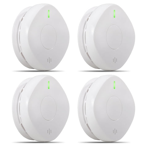 Uingarm 2-in-1 smoke and CO detector with 10-year battery for four-pack setup