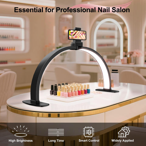 Uiopy multi-use beauty desk lamp suits lash, skincare, and makeup tasks.