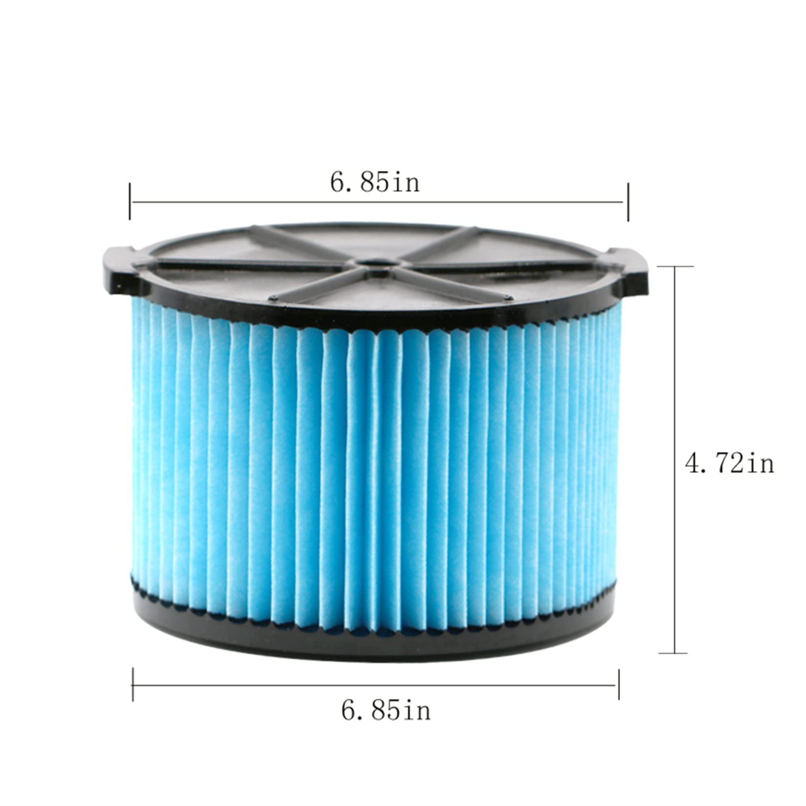 UKNESFROD three-layer pleated design traps debris while preserving airflow