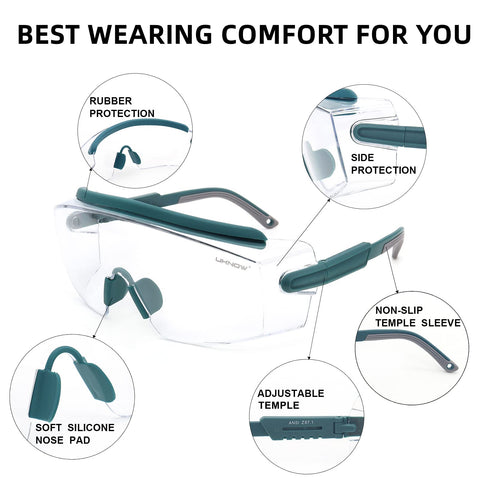 UKNOW ANSI Z87.1 certification signals reliable eye protection for demanding environments.