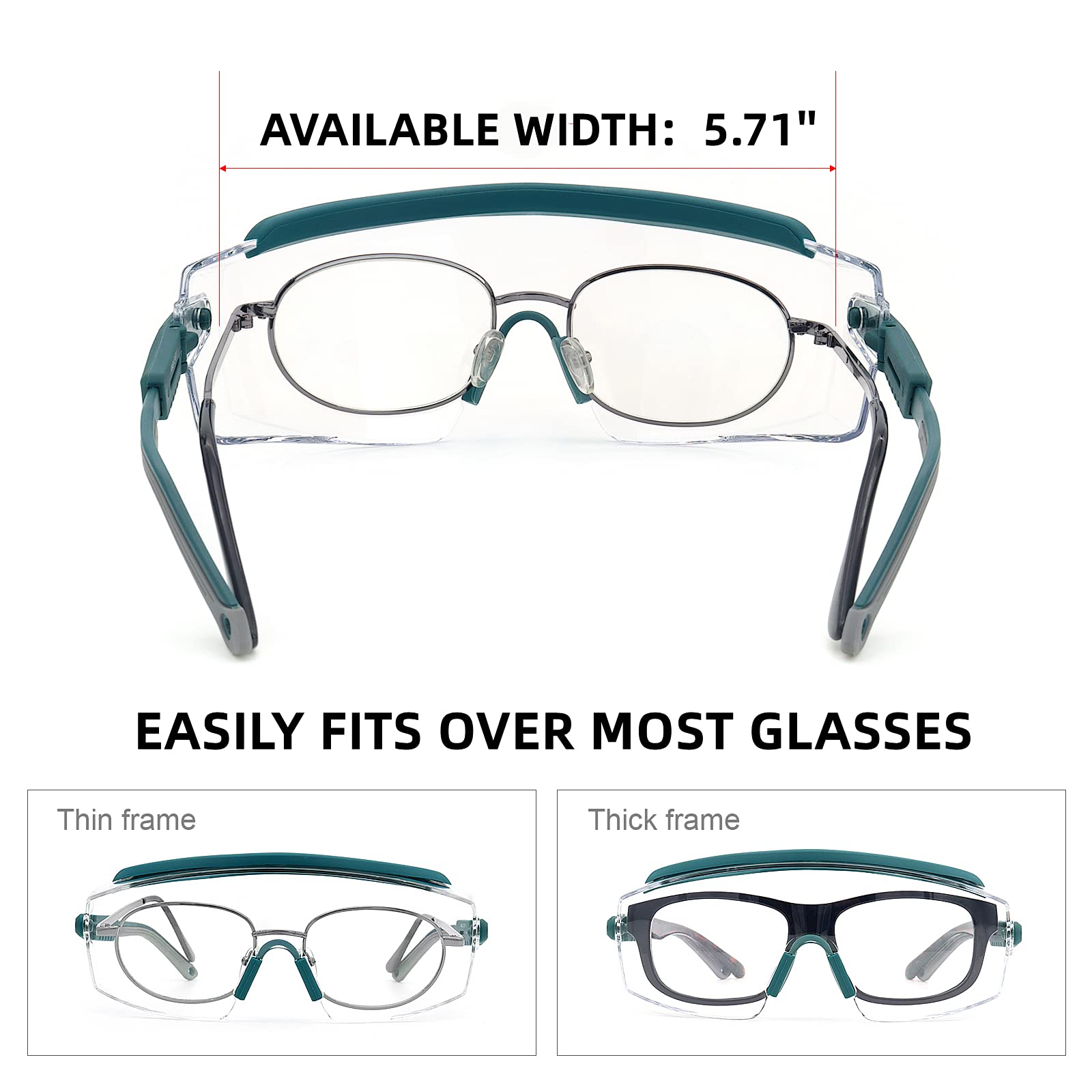 UKNOW anti-fog coating keeps lenses clear in humid environments and during tasks.