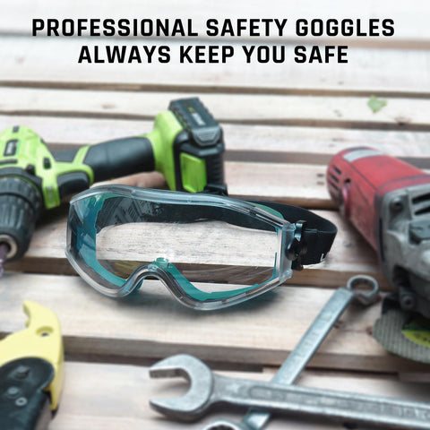 UKNOW protective eyewear shields eyes from dust and debris