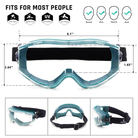 UKNOW anti-fog lenses with UV protection for outdoor tasks