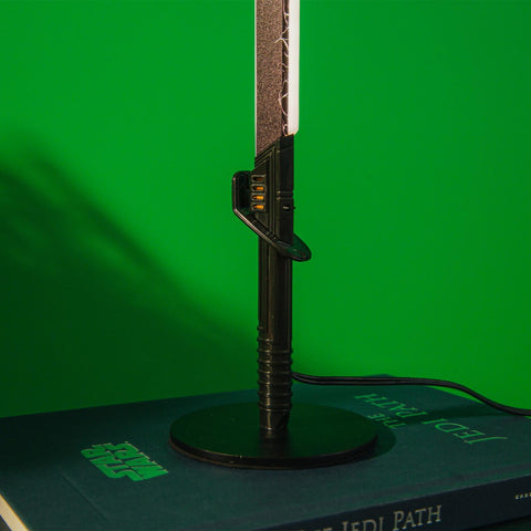 Ukonic Darksaber stands 12 inches tall, creating a striking focal point.
