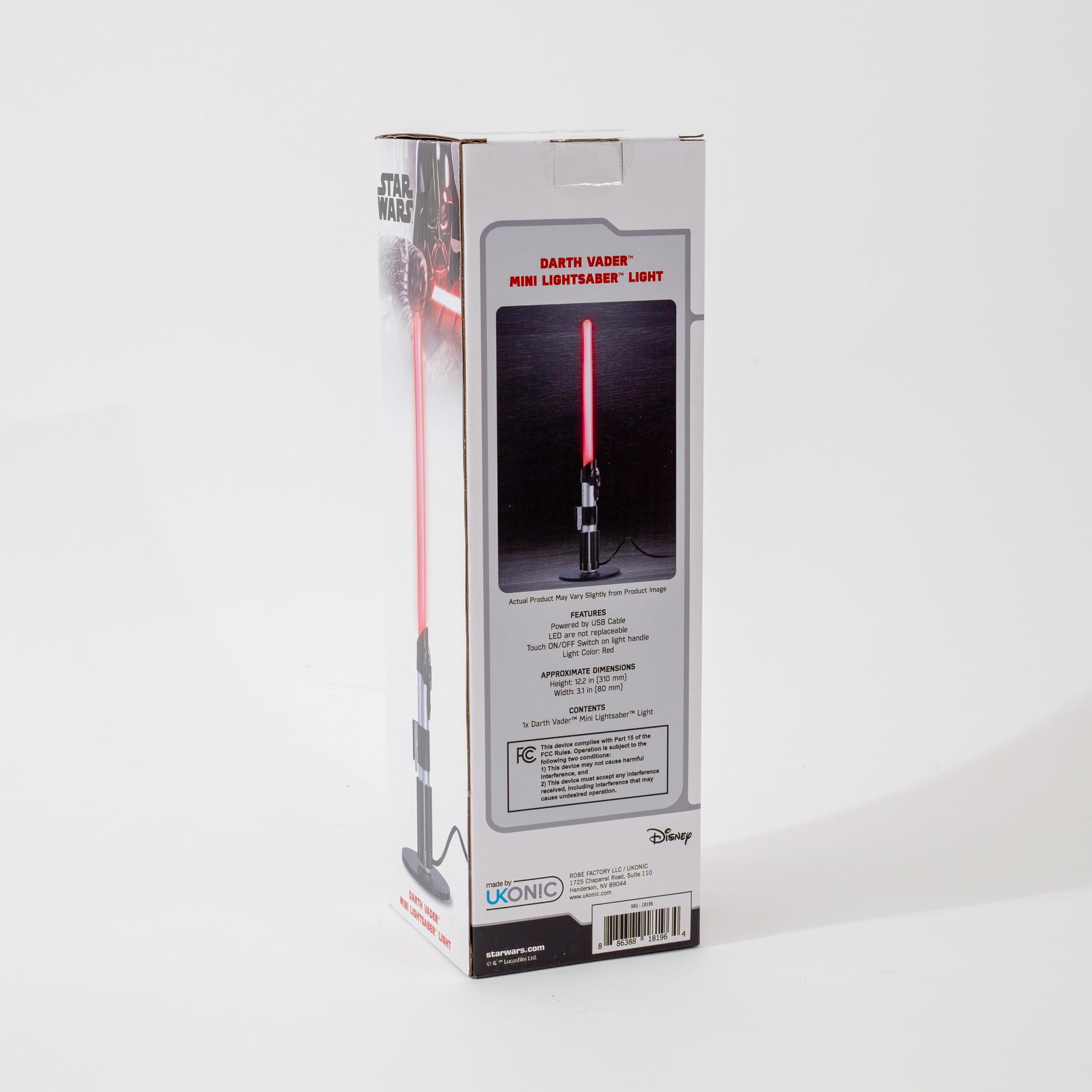 Ukonic Darth Vader mood light ideal for movie nights and displays