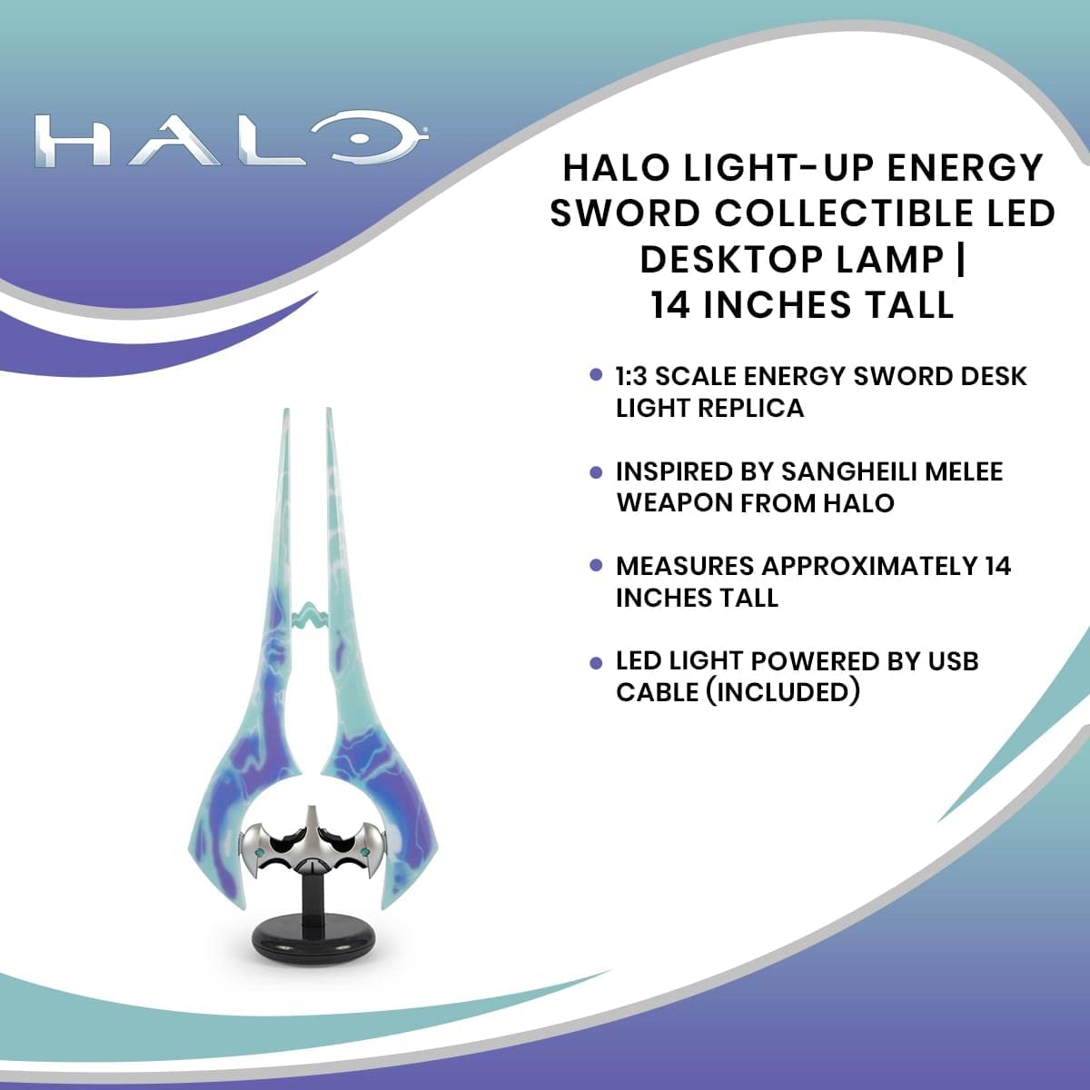 Ukonic Halo Energy Sword room decor sparks video game vibe.