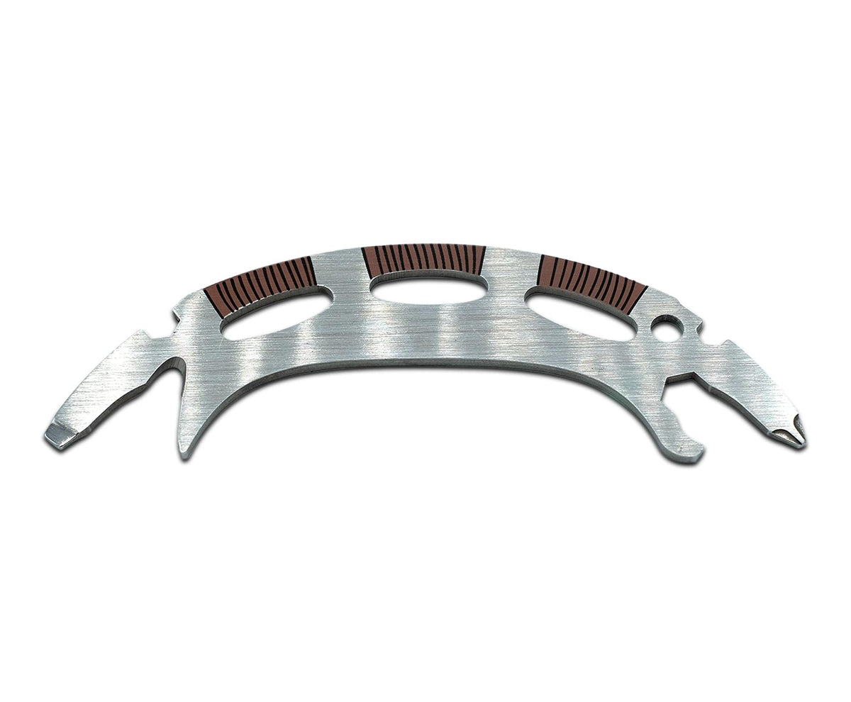 Ukonic Star Trek Klingon Bat'leth multitool front view ready for repairs on the go.
