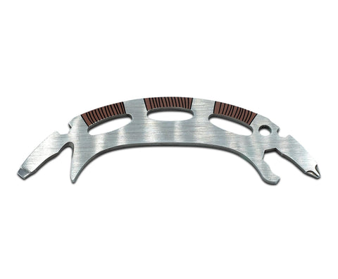 Ukonic Star Trek Klingon Bat'leth multitool front view ready for repairs on the go.
