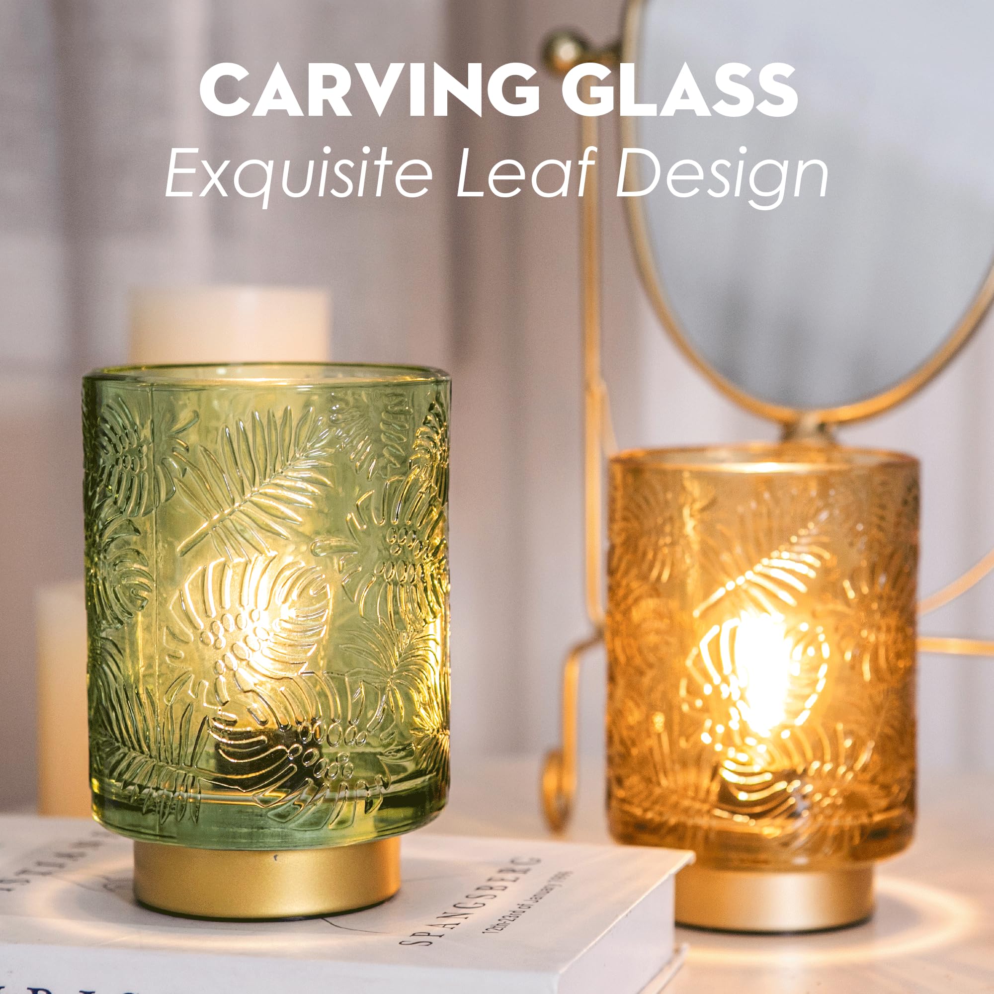 ULAROOM Jade Green portable lamp suitable for indoors and power outages