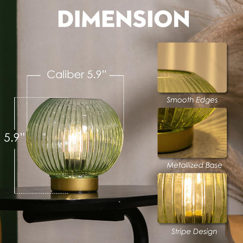 ULAROOM portable gift lamp idea in green, great for new home or dorm