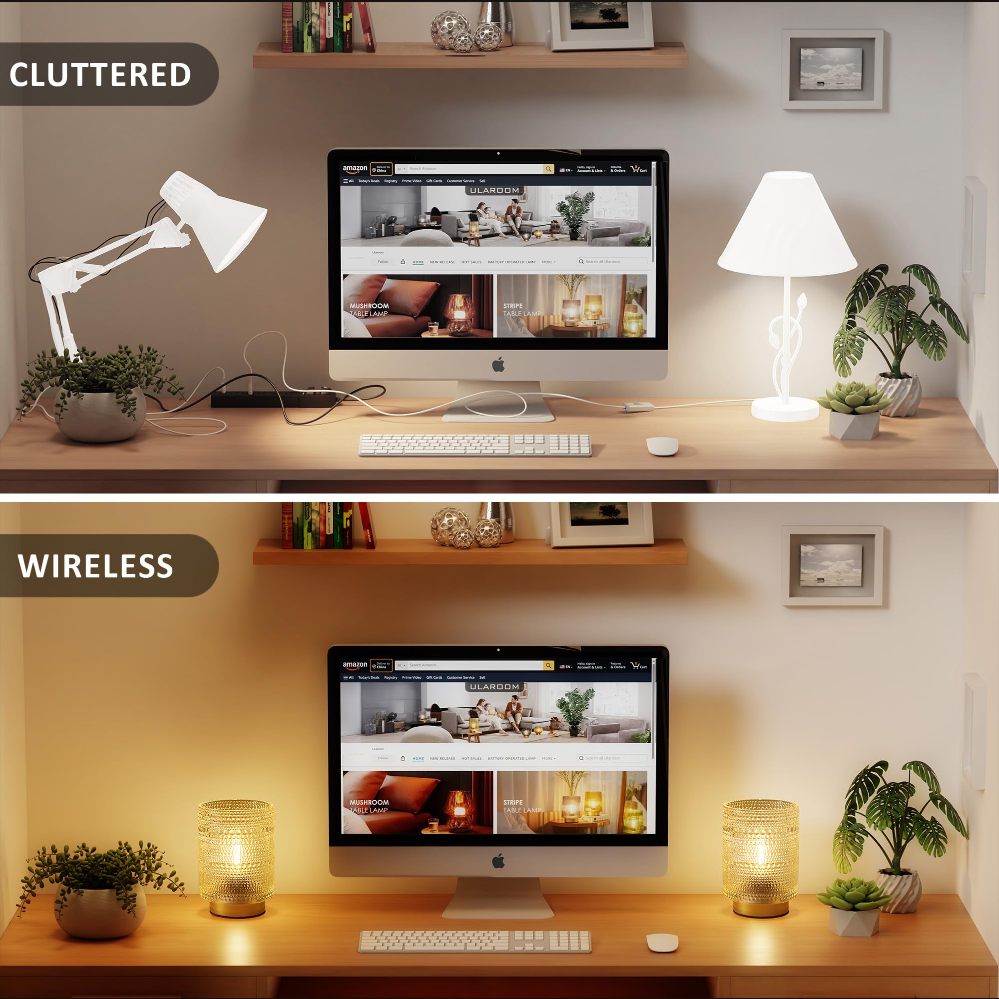 ULAROOM two-pack for versatile multiroom decor and flexibility