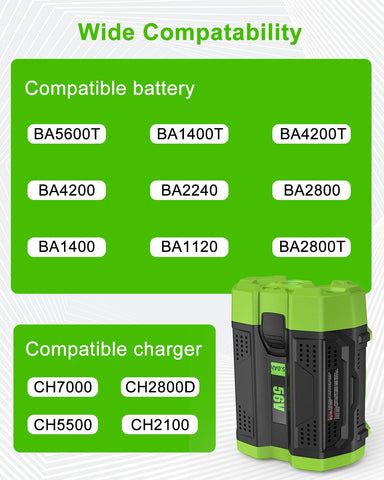 ULATI BA1400 compatible module highlighting built-in protection features and safe charging.