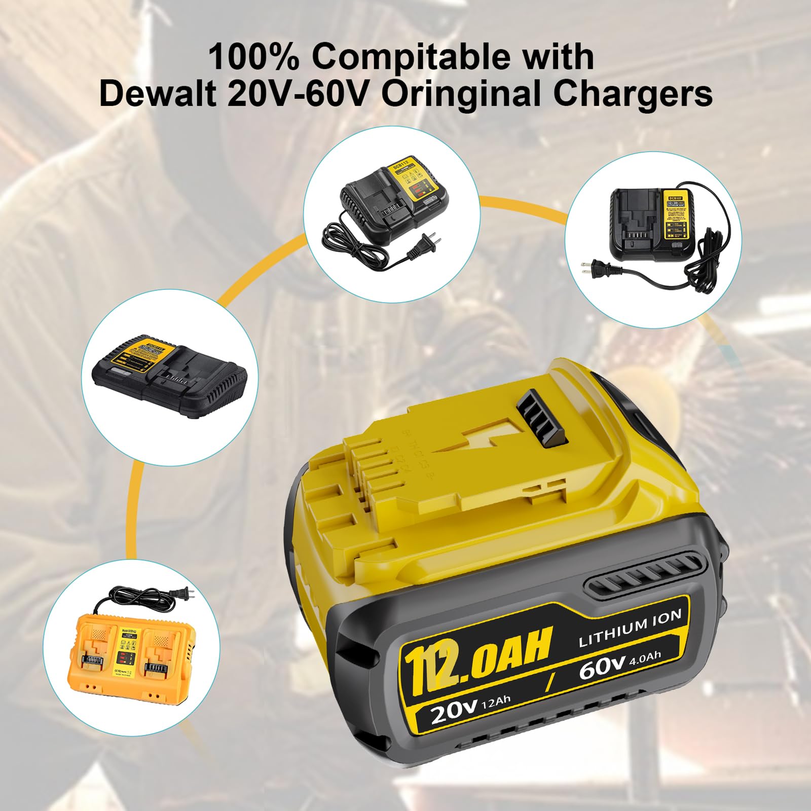 ULATI battery in use with Dewalt tools for smooth power delivery