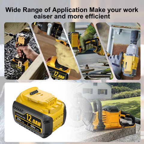 ULATI safety protections battery for Dewalt 20V, built-in safeguards